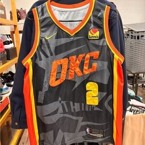NBA City Edition Basketball Jersey with Yellow and Red